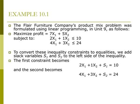 Image result for Simplex Method Table