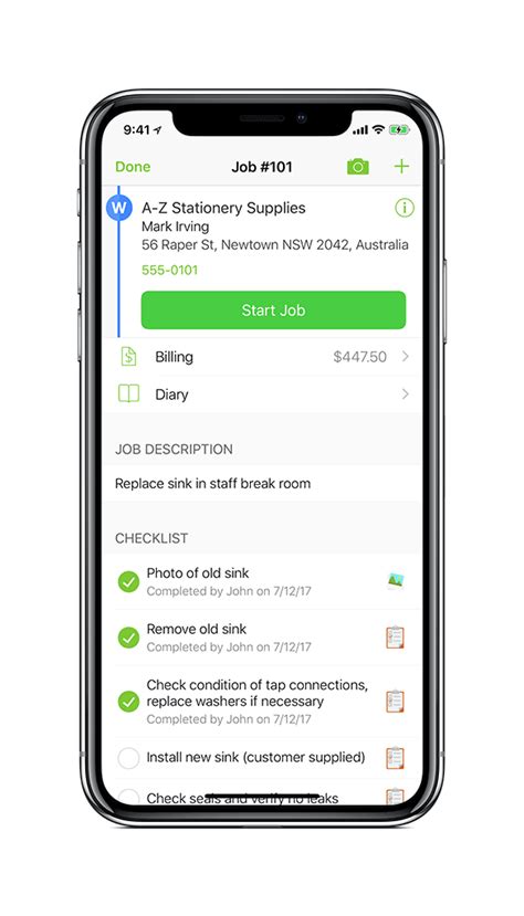Image result for ServiceM8 Daily Job List Sample