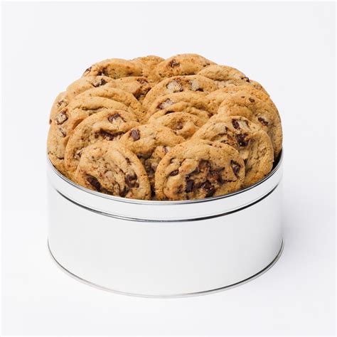 No Nut Chocolate Chunk Cookie Gift Tin (18 Cookies) | The Christie ...
