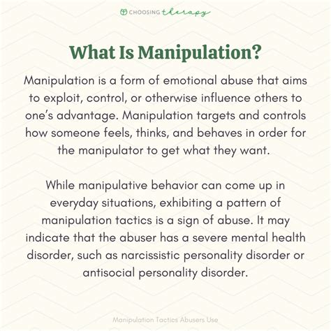 Image result for Manipulation Examples