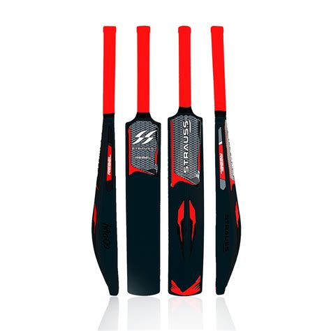 Strauss Rebel Plastic Cricket Bat (34'' X 4.5'' inch), for All Age ...