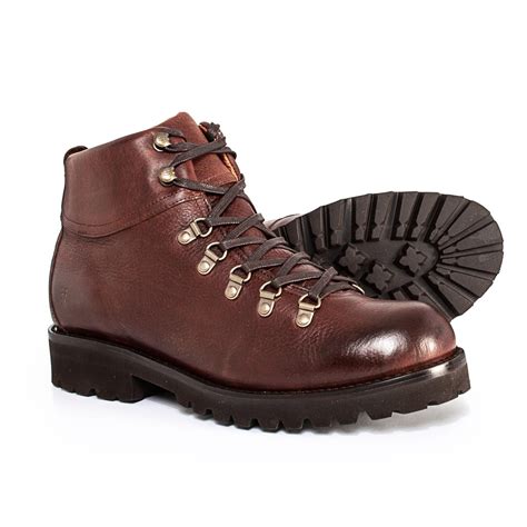 Lyst - Frye Earl Hiker Leather Boots (for Men) in Brown for Men