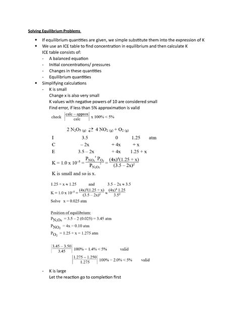 Image result for Equilibrium Problems Chemistry