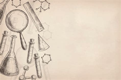 Vintage science education background | Free Vector