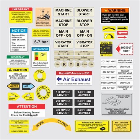 Image result for Custom Machine Labels