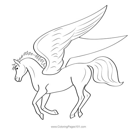 Pegasus Coloring Pages
