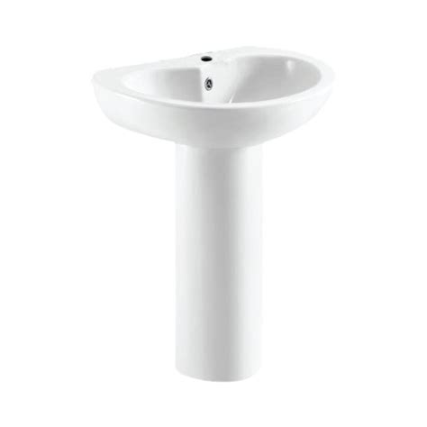 Parryware - Full Pedestal Semi Circle White Wash Basin - Kidz - C8943 ...