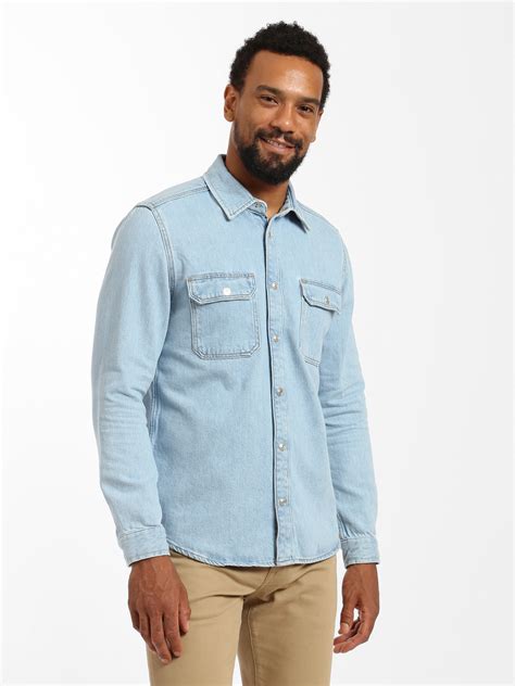 Chambray Shirt Men