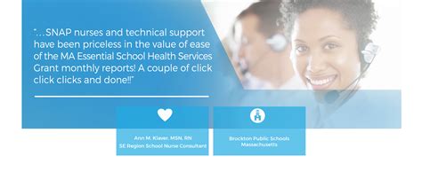 Testimonials - SNAP Health Center - The Best School Nurse EHR Software