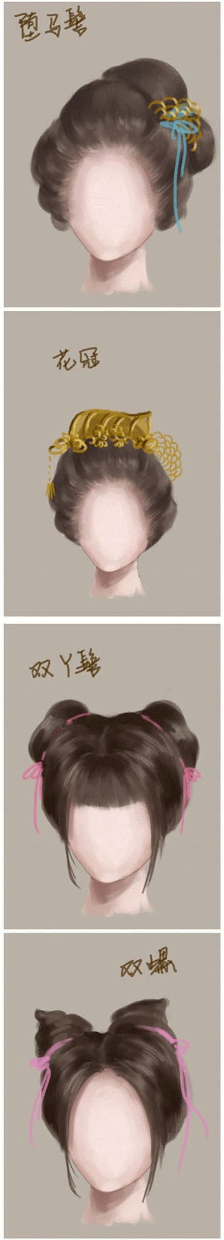 当窗理云鬓，对镜贴花黄。”中国古代女子的各种发型|云鬓|贴花|中国古代_新浪新闻