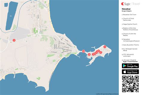 Top Tourist Attraction and Places Map of Nessebar Bulgaria – Tourist Places Guide