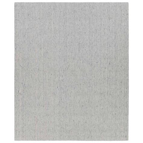 Jaipur Living 10 X 14 Wool Gray Indoor Solid Area Rug in the Rugs ...