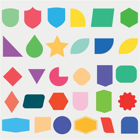 Abstract Geometric Shapes Bundle vector illustration 33121820 Vector ...