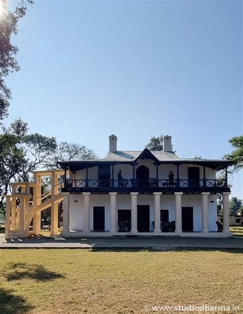 The old Forest Rest House in the Dhikala zone of Jim Corbett National ...