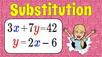 Image result for Equations Using Substitution