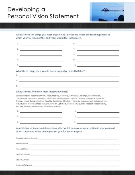 40 Best Vision Statement Templates (+Examples) ᐅ TemplateLab