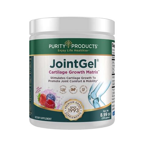 Buy Purity Products JointGel Formula Collagen Peptides + MSM - Supports ...