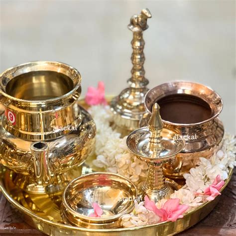 SPIRITUAL POOJA THALI SET | PUJA RITUALS – Alackal Bell Metals