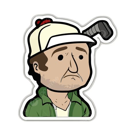 An Image On A Sticker From A Cartoon Character Vector Clipart, Sticker ...