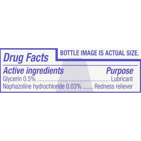 Clear Eyes Cooling Comfort Redness Relief Eye Drops Soothes Red Eyes 0.5 oz