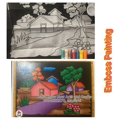 Emboss Painting Kit – KnowHowArtCraft