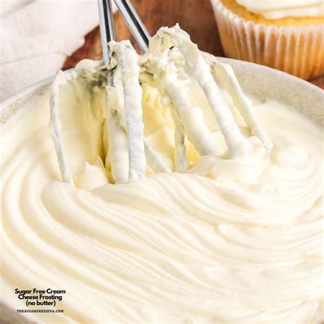 Sugar Free Cream Cheese Frosting (no butter) - THE SUGAR FREE DIVA