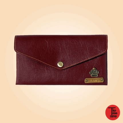 Maroon Color Personalized Women Clutch – The Teen Store