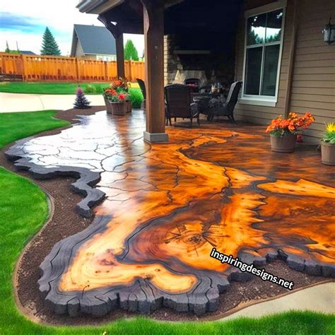 Stamped Concrete That Looks Like Wood: 30 Amazing Examples