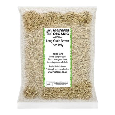 Organic Long Grain Brown Rice from Real Foods Buy Bulk Wholesale Online