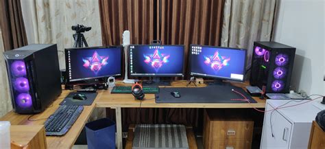 Finally my dual pc streaming setup is complete. Trying to make a career ...