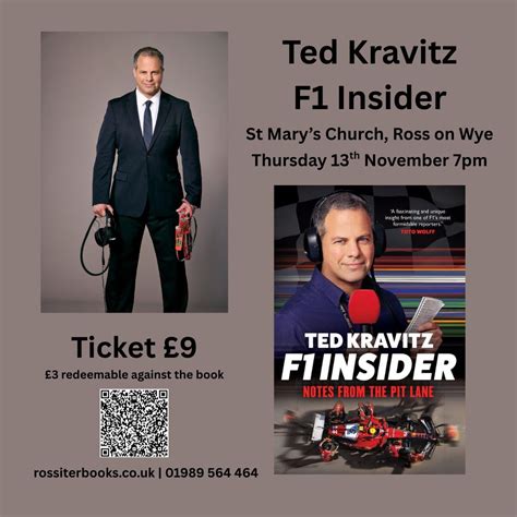 Ted Kravitz - F1 Insider, St Marys Church Ross on Wye, Gloucester, 13 ...