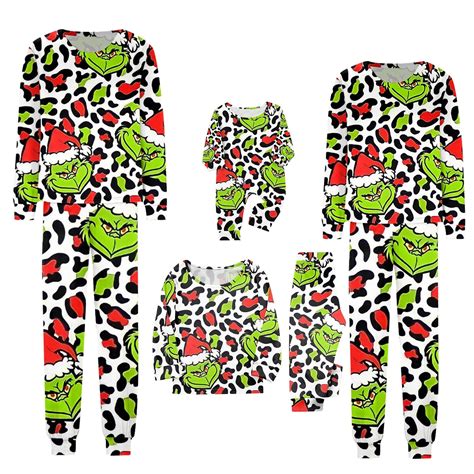 Grinch Family Matching Pajamas, Matching Family Outfits Harmony ...