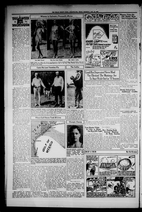 The Nolan County News (Sweetwater, Tex.), Vol. 8, No. 32, Ed. 1 ...
