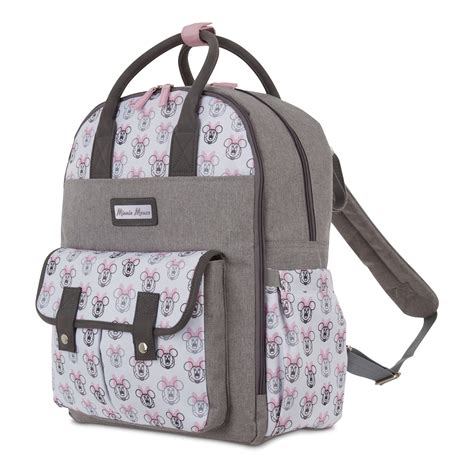 Disney Minnie Mouse Diaper Bag with Slip Pocket - Grey/Pink - Walmart.com