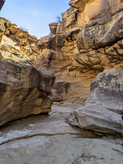Short narrows in the side canyon. - Tusher Canyon - Green River - Road ...