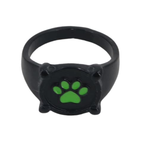 Buy Swide Black Cat Ring Cat Noir Ring for Kids Adults Cosplay Cat Noir ...