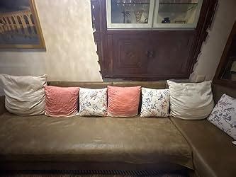 Buy Clasiko Cushion Covers Set Of 5 Beige With Quilting; Cotton Fabric ...