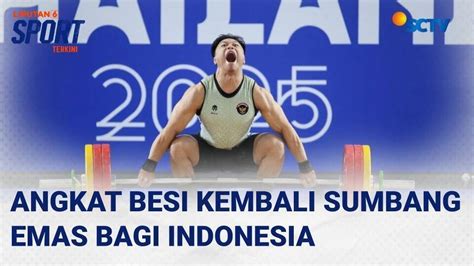 Rahmat Erwin Juara, Angkat Besi Kembali Sumbang Emas Bagi Kontingen ...