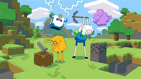 Image result for Adventure Time in Minecraft Animation