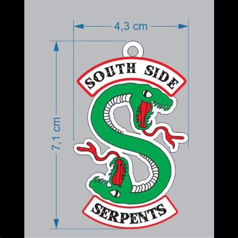 Chaveiro South Side Serpents Riverdale | Elo7 Produtos Especiais