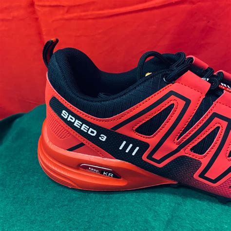 Keep Running Speed 3 Mens Size 47 Black / Red Running Shoes(s)