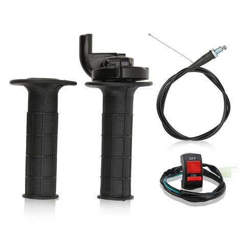 Buy Aramox Throttle Grip, 7/8in Twist Throttle Grip with Cable Kill On ...