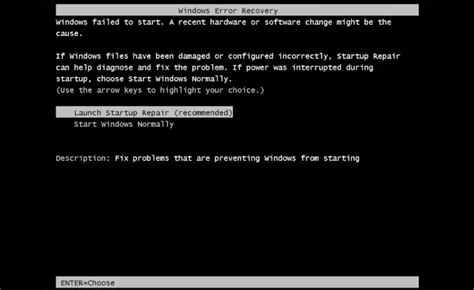 Windows Error Recovery Screen 的图像结果