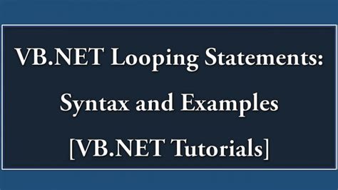 Image result for VB Dot Net Tutorial