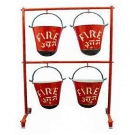 Safety Fire Bucket With Stand : Amazon.in: Industrial & Scientific