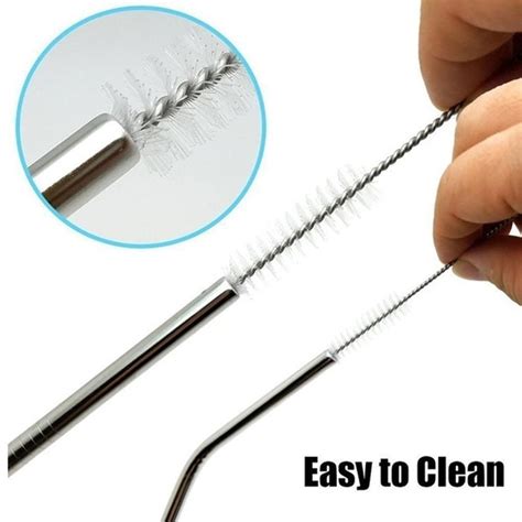 Stainless Steel Straw Cleaning Brush Drinking Pipe, 23mm 1 pcs — DeoDap
