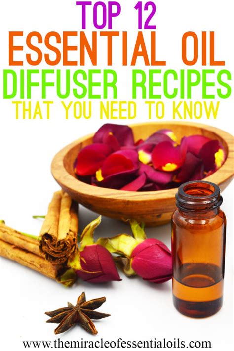 12 Essential Oil Diffuser Recipes for Every Day Use - The Miracle of Essential Oils
