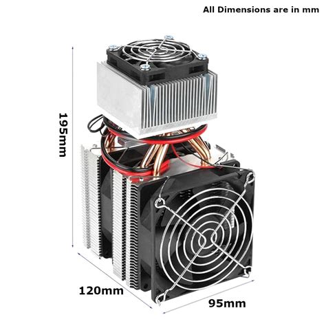 Probots 180W 12V ThermoElectric Peltier Air Cooling Heating For Small ...