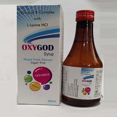 Oxygod - Syrup of B-Complex with L-Lysine HCL - Biotanic Pharmaceuticals