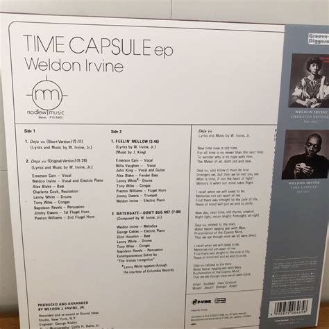 Yahoo!オークション - Weldon Irvine-Time Capsule ep